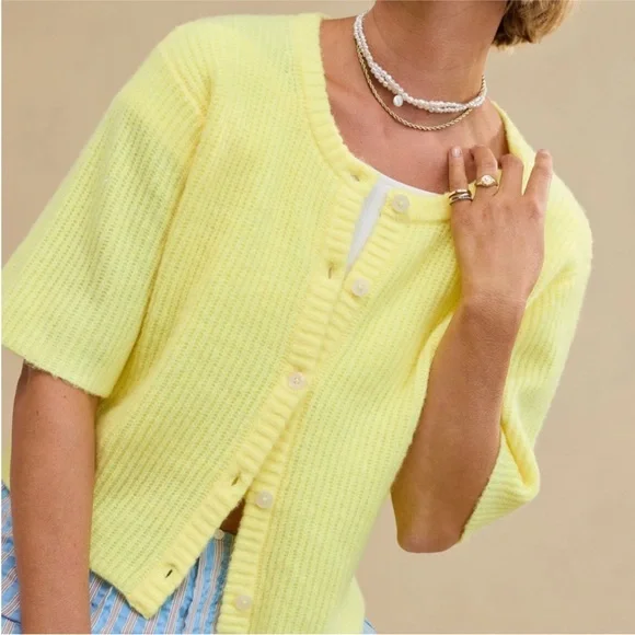 Aerie unREAL Short Sleeve Cardigan - Picture 2 of 6